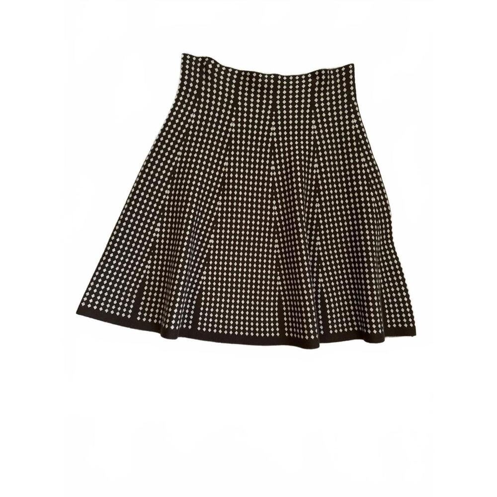 Max Studio Polka Dot Pleated Skirt Size M